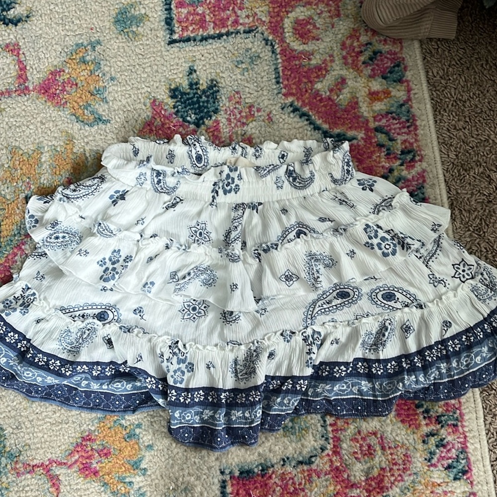 Ocean drive paisley skirt